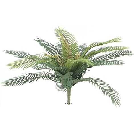 Cycas artificiel en piquet H 45 cm plastique D 69 cm