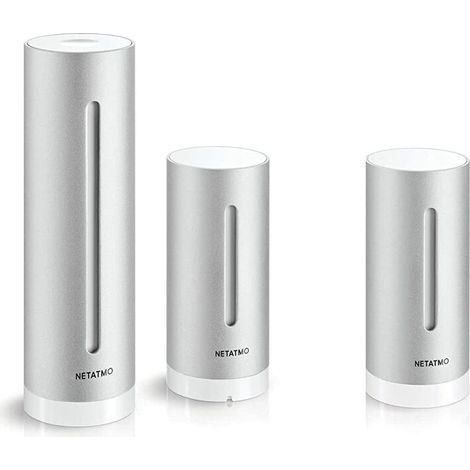 Netatmo NBU-NWS-NIM-EU Estación Meteorológica Conectada Plata (1/2)