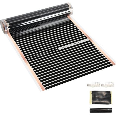 Feuille chauffante infrarouge pour tapis de salon, 200 cm x 50 cm, 220 W (1/5)