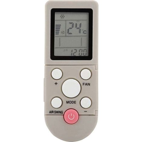 Télécommande - Climatiseur - ABS - Compatible Avec Modèles AUX YKR-F/001 YKR-F/09R YKR-F/010 YKR-F/06 YKR-F/016E - 1 Pièce (1/4)