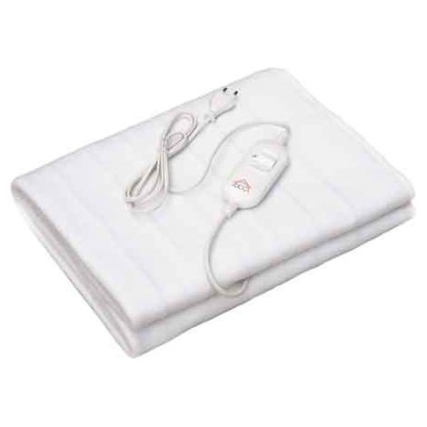 MANTA ELÉCTRICA PARA CAMA INDIVIDUAL 60 vatios - 150x80 cm
