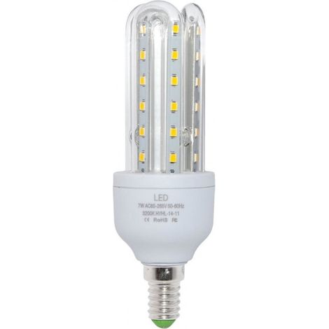 TrAdE Shop Traesio - Lampadina Led E14 7w 3u Jn08 Luce Tubolare Tubo Lineare Luce Naturale 4000k 665lm 87163 - (1/5)