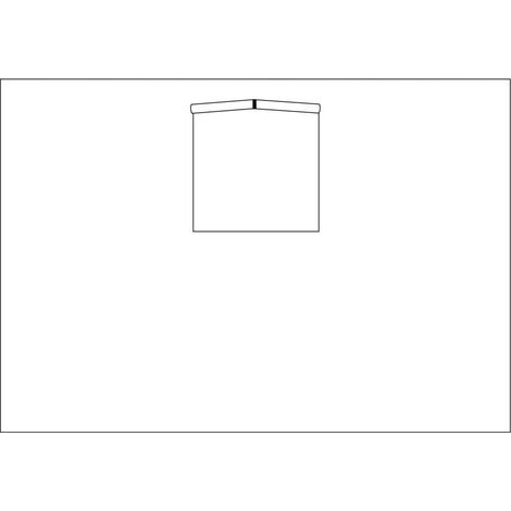 Lona lateral 3x2mt blanca impermeable con ventana para gazebo plegable MARKET-PRO (1/3)
