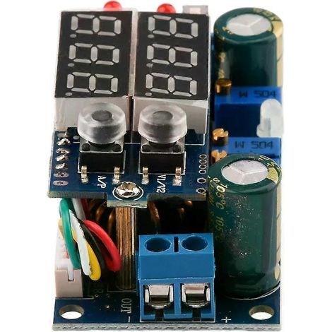 Contrôleur de panneau solaire MPPT 5A DC-DC 6-36V, abaisseur de tension, module de charge CC/CV, double affichage LED, régulateur LED (1/4)