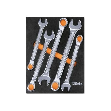 Beta M06 Jeu de 5 clés mixtes avec tampon souple thermoformable