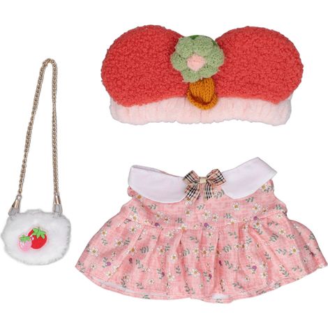 Lot de 3 vêtements DIY pour peluche canard, doux, lavable, sans odeur, jeu décoratif (1/5)