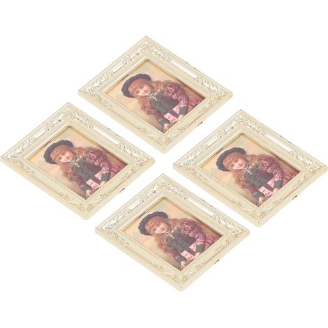 Ensemble de 4 cadres miniatures pour peinture à l'huile, échelle 1:12, accessoires pour maison de poupée, type A (1/5)