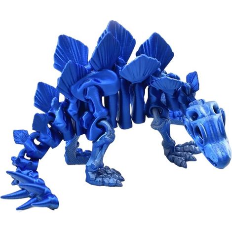 Figurine Dinosaure Dragon - Articulée avec Joints Mobiles - Décoration de Bureau - Jouet Sensoriel Rotatif - 1 Pièce (1/4)