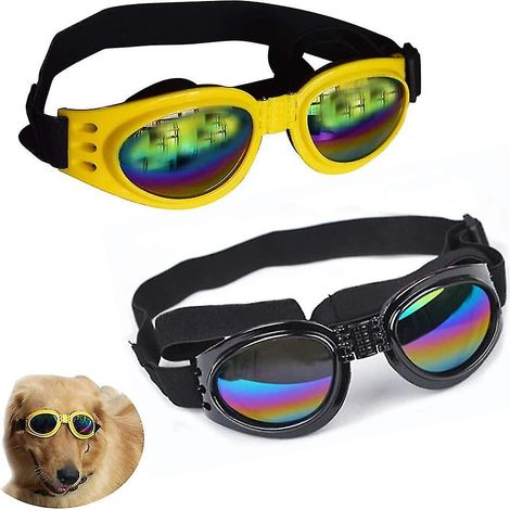 Lunettes de protection pour animaux de compagnie à la mode, lunettes de soleil pour chien, lunettes de soleil ultraviolettes (1/2)