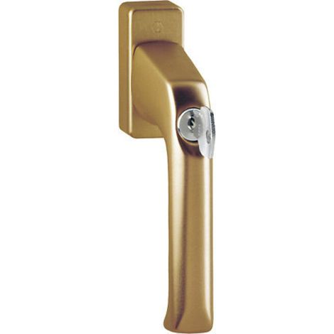 HOPPE® Fenstergriff absperrbar London 013S/U34, ohne Schrauben, Aluminium, 808182