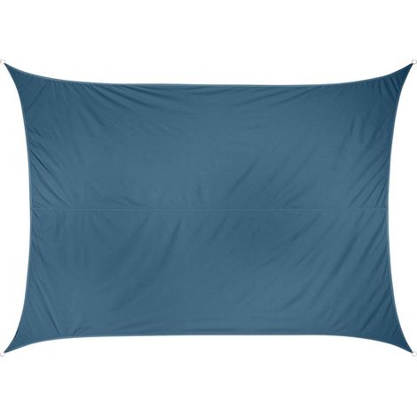Rechteckiges Sonnensegel Anori 4x3m aus Polyester - Grün