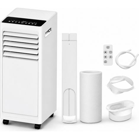 Climatiseur mobile 3 en 1 9000 BTU/h - Froid seul - Déshumidification et ventilation - Télécommande et minuterie 24 h (1/5)