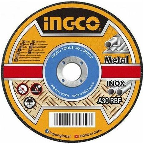 Disco da taglio per Ferro Acciaio Inox e Metalli per Smerigliatrice mm 230 x 1,6 - 10 pz (1/2)