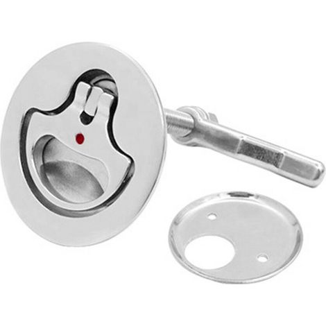 Loquet De Trappe Marine - Acier Inoxydable 316 - Pour Écoutilles Ponts Puits Boîtiers Électriques - Montage Affleurant - Lot De 1
