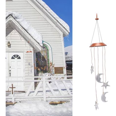 Luminaires Solaires Sonnettes Changeantes Ciel Harmonie LED Luminaires Solaires Sonnettes Changeantes LED pour Patio Jardins Décoration Ciel Harmonie Colorée Lumière Parfaite (1/5)