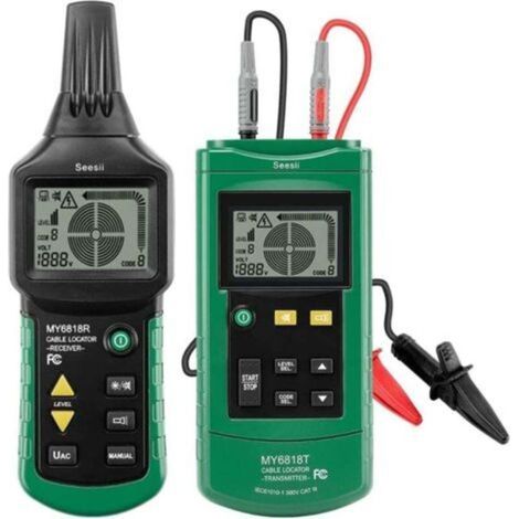 Localisateurs de Tuyaux Détecteur de Câble Électrique Détecteur de Tuyau Multifonction Recherche Testeur de Câble (MY6818)