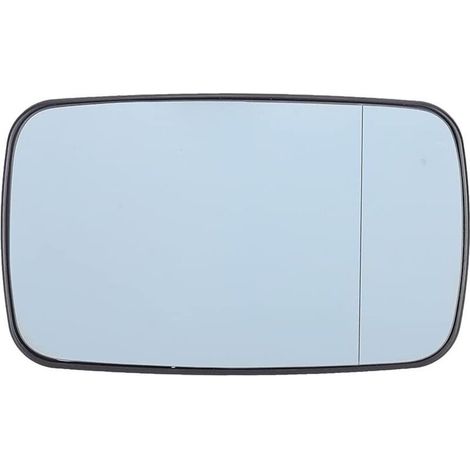 Lntyq Remplacement de Verre de Rétroviseur de Porte D'aile Chauffant Bleu Droit pour Série 3 (E46) 1998–2005 E46 Verre de Rétroviseur côté Droit Lentille de Rétroviseur Chauffant (1/5)
