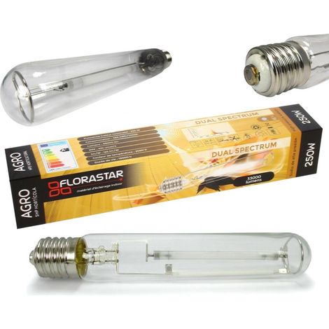 Ampoule HPS 250W Double Spectre - FLORASTAR (1/4)