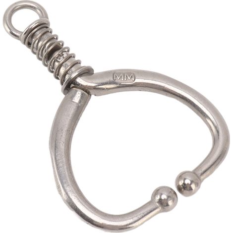 Anneau nasal pour bovins, en acier inoxydable durable, anneau sphérique de serrage pour bovins, idéal pour la ferme familiale HL Q4E (1/5)