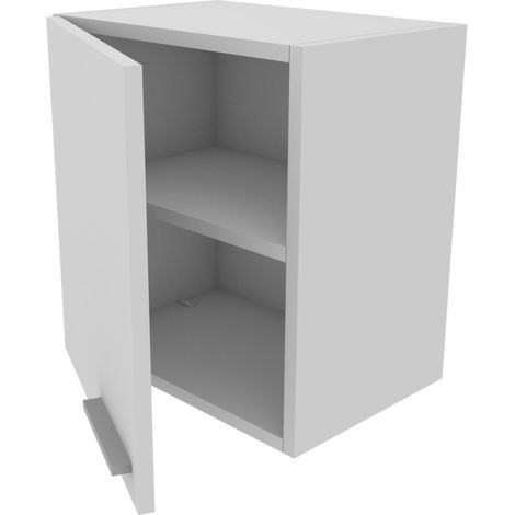 Libreria pensile moderna con anta - Design minimalista e montaggio rapido - Bianco