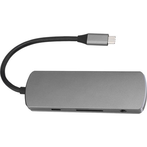 Station d'accueil 8 en 1 multifonctionnelle avec hub USB-C vers HDMI et témoin de charge PD (1/5)