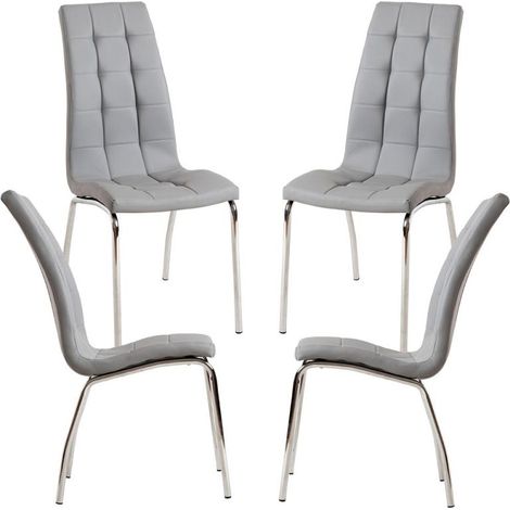 Packs Sillas Comedor - Pack 4 Sillas Liam - Gris claro