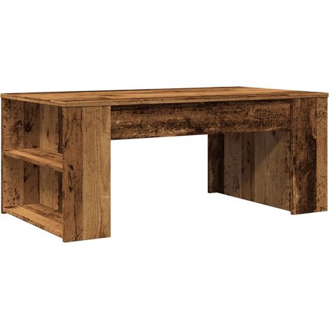 Maison Exclusive - Couchtisch Altholz-Optik 102x55x42 cm Holzwerk