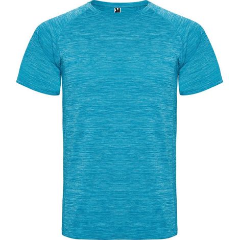 Camiseta técnica de tejido con caída poliéster AUSTIN 4 Turquesa Vigore