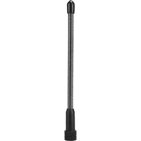 Schwarze, flexible UHF-Antenne mit SMA-Stecker für Yaesu VX-1R, VX-2R, VX-3R, VX-3E, VX-5R, VX-177, VX-170 Funkgeräte, flexible Feder, kompatibel mit Handfunkgeräten (1/5)