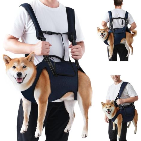 Harnais de Levage pour Chien de Grande Taille - Porte-Chien à Corps Complet avec Sangles réglables e (1/5)