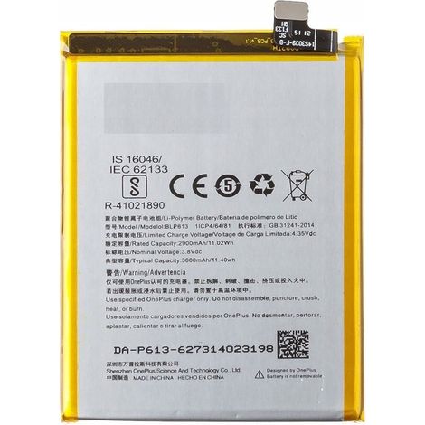 Batería nueva para OnePlus 3 BLP613 de 3000 mAh