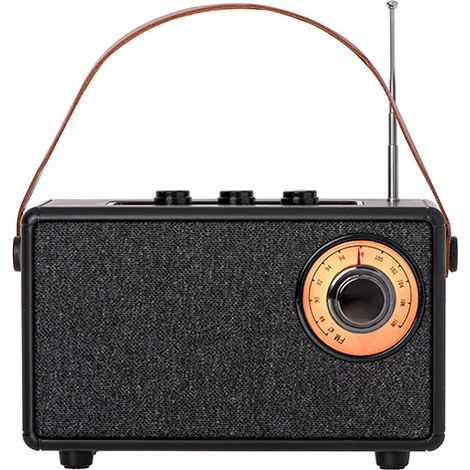RADIO CAMRY CR1902 FM BLUETOOTH USB-c NOIR (1/5)