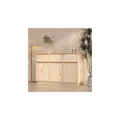 Buffet 110x34x75 Bois massif de pin (1/5)