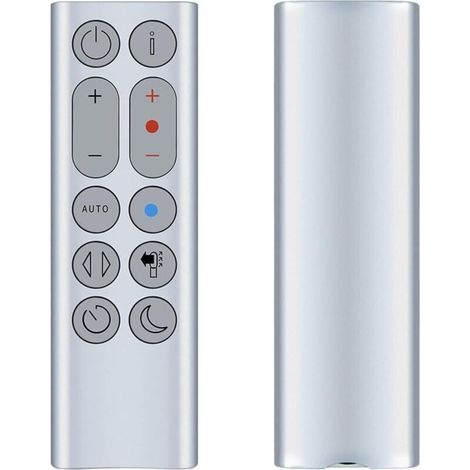 Ersatzfernbedienung für Dyson Pure Hot + Cool HP04 HP05 HP06 HP09 HP4A Heizlüfter/Luftreiniger (Farbe: Silber)