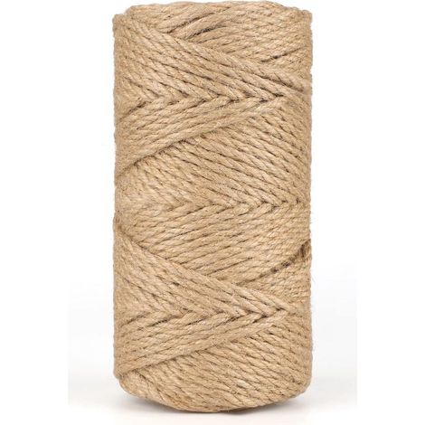Corde De Jute - 5 Mm X 50 M - Pour Jardinage Bricolage Decoration Camping - 1 Piece (1/5)
