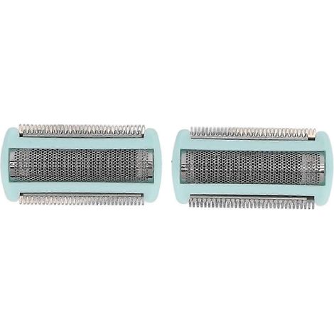 Lot de 2 têtes de rasoir électriques à grille, utilisables sur peau sèche ou humide, de rechange pour rasoirs BRL130 et BRL140. (1/5)