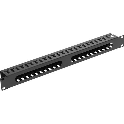 RackMatic - Guide câbles pour serveur rack 19" 1U Panneau de gestion de câbles 45mm (1/5)