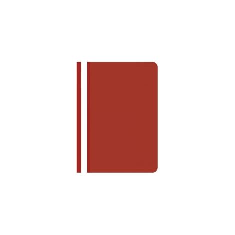 Cartelline rigide in PVC formato A4, 10 pezzi, rosse