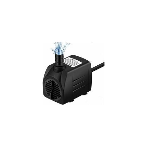 Pompe D'aquarium 1500l / H, Pompe De Bassin Mini Pompe À Eau Résiste À La Combustion À Sec (36 Heures), Petite Pompe Submersible Pour Aquarium, Étang, Fontaine, Jardin Pas De Bruit, Câble 1.