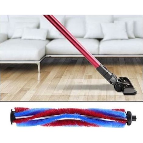pair DILWE--Accessoires têtes de brosse aspirateurs sans fil Brosse à rouleau en forme V-LAT (1/4)