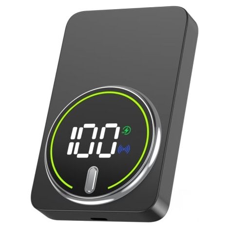 Powerbank 10000mAh Leotec LEPOWW20W10K/ 20W/ Wireless/ Negra/ Incluye Cable USB Tipo-C
