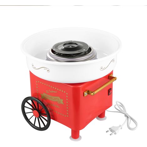 Machine à barbe à papa,avec chariot ,machine à barbe à papa rouge (1/5)