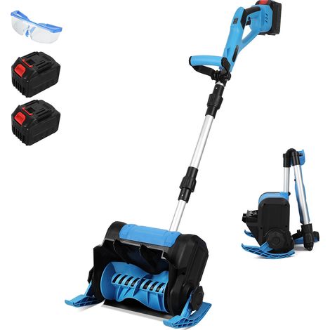 TolleTour Fresa da neve pala da neve senza fili 21 V spazzaneve senza fili 45 Ah spazzaneve con 2 batterie e caricabatterie (1/5)
