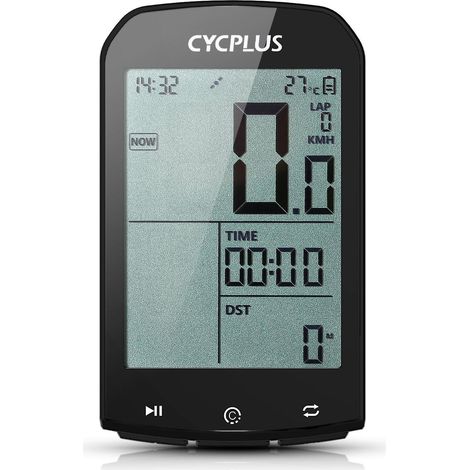 Intelligenter GPS-Fahrradcomputer mit Bluetooth 4.0 und ANT+, kabelloser digitaler Fahrradcomputer mit Hintergrundbeleuchtung, IPX6