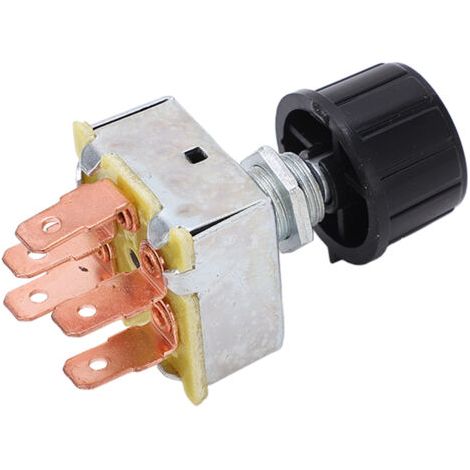 Interruptor giratorio de 3 velocidades para el aire acondicionado de repuesto Freightliner INM2G754A (1/5)