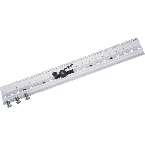 wolfcraft Guida per fori multipli I 4650000 I Dima di foratura multifunzione per spinature e file di fori per armadi (1/4)