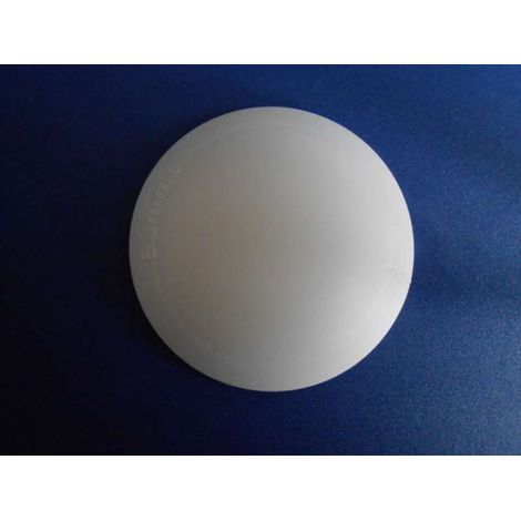 Itar – Butoir de porte murale marron – Diamètre 60 mm – Épaisseur 11 mm – Plastique pour fixation adhésive ou à visser – Vendu à l'unité
