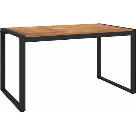 Maison Exclusive - Gartentisch mit Beinen in U-Form 140×80×75 cm