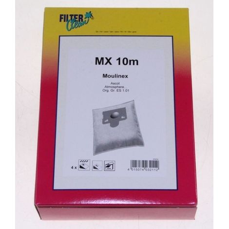 MX10M 4 SACS ASPIRATEUR + 1 FILTRE