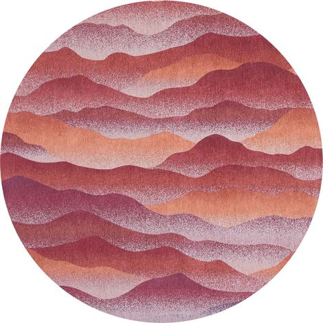 Tapis de salon Himalaya Gallery Collection 240x240 cm - Autumn - Design Printanier Inspiré des Sommets Himalayens, Motifs et Couleurs Revigorants